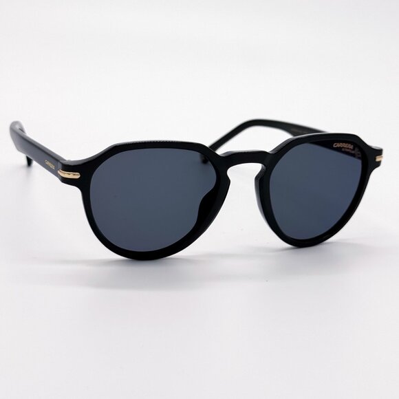 NEW CARRERA 314/S 0807 SUNGLASSES UNISEX BLACK ROUND EYEWEAR CARRERA - Picture 3 of 7